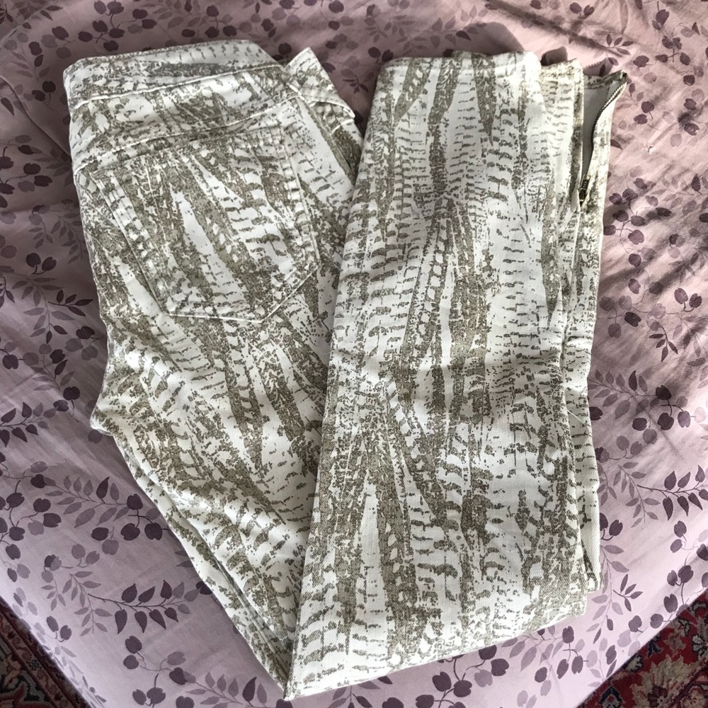 Free People Zip Ankle Crop Pants size 26